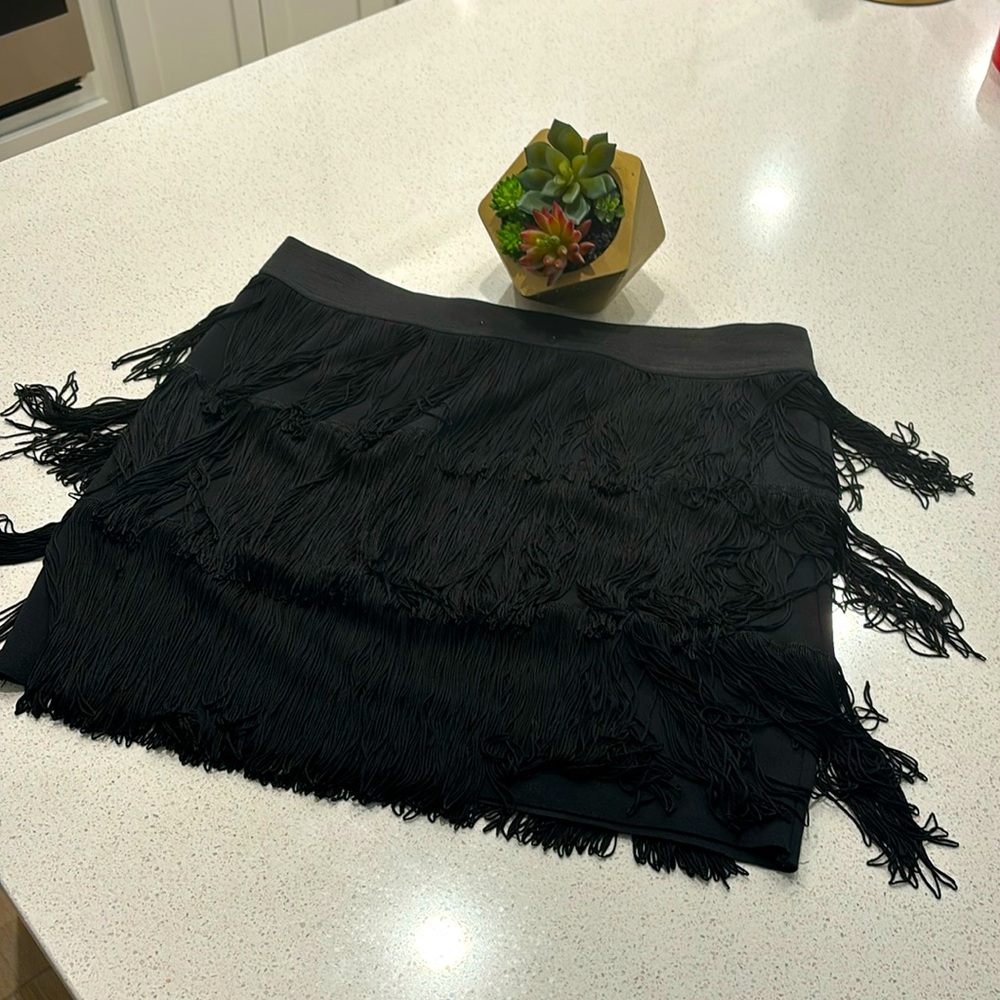 Flapper fringe skirt